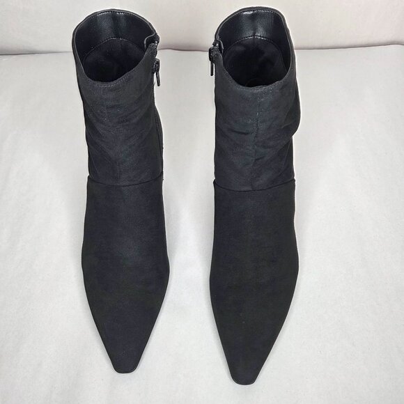 NWT Naturalizer Women's Tribute Black Slouchy Dress Booties - Picture 2 of 8